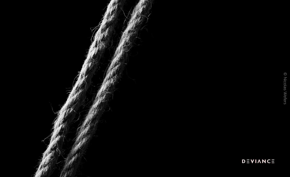 Jute rope – noisy but soft
